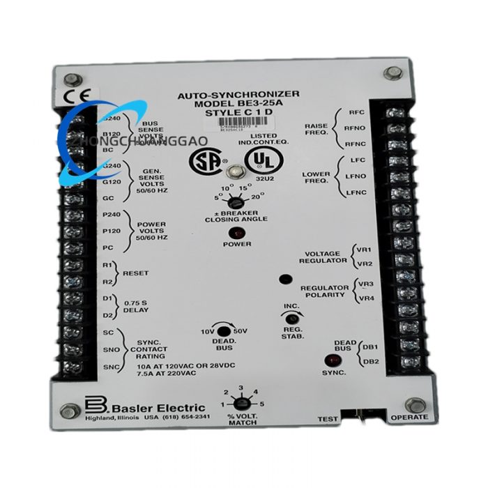 Basler BE3-25A Phase Overcurrent Relay