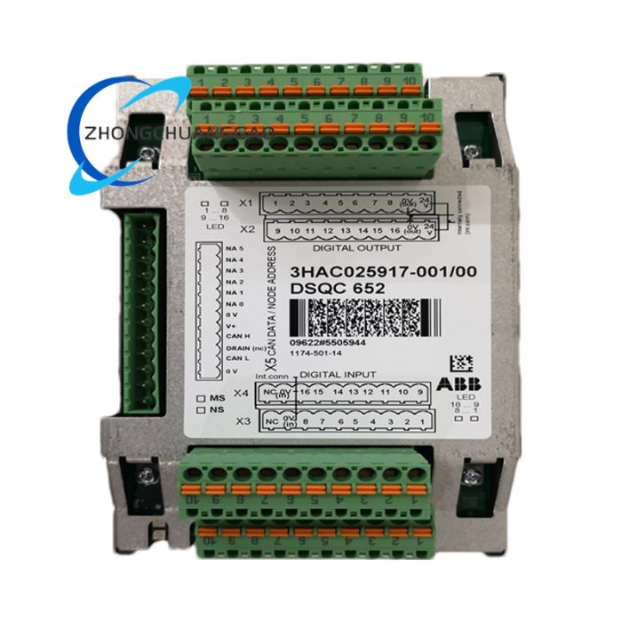 ABB 3HAC025917-001 DSQC652 Digital I/O Communication Module