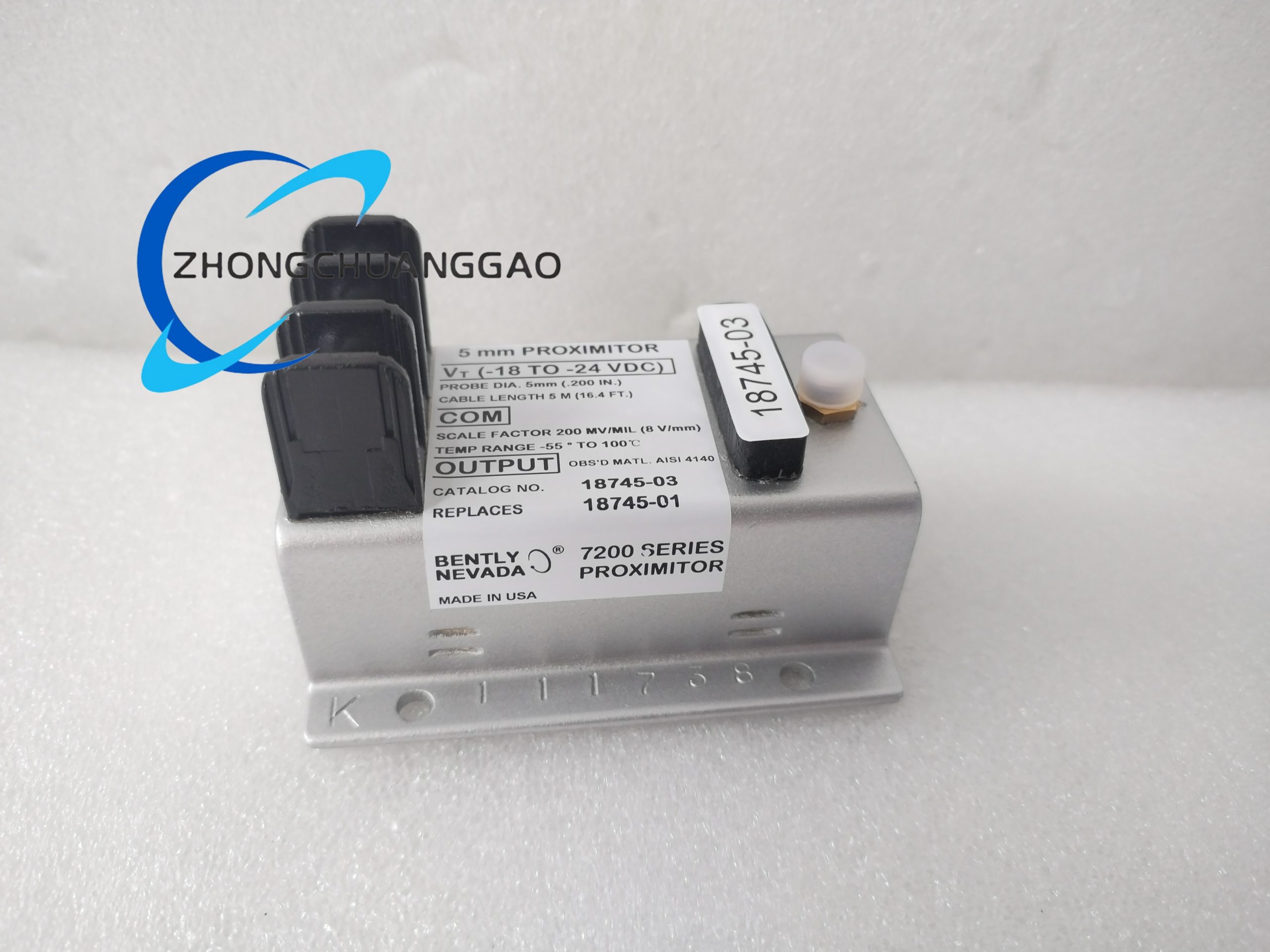 Bently Nevada 18745-03 Proximity Probe Transmitter Module - Image 4