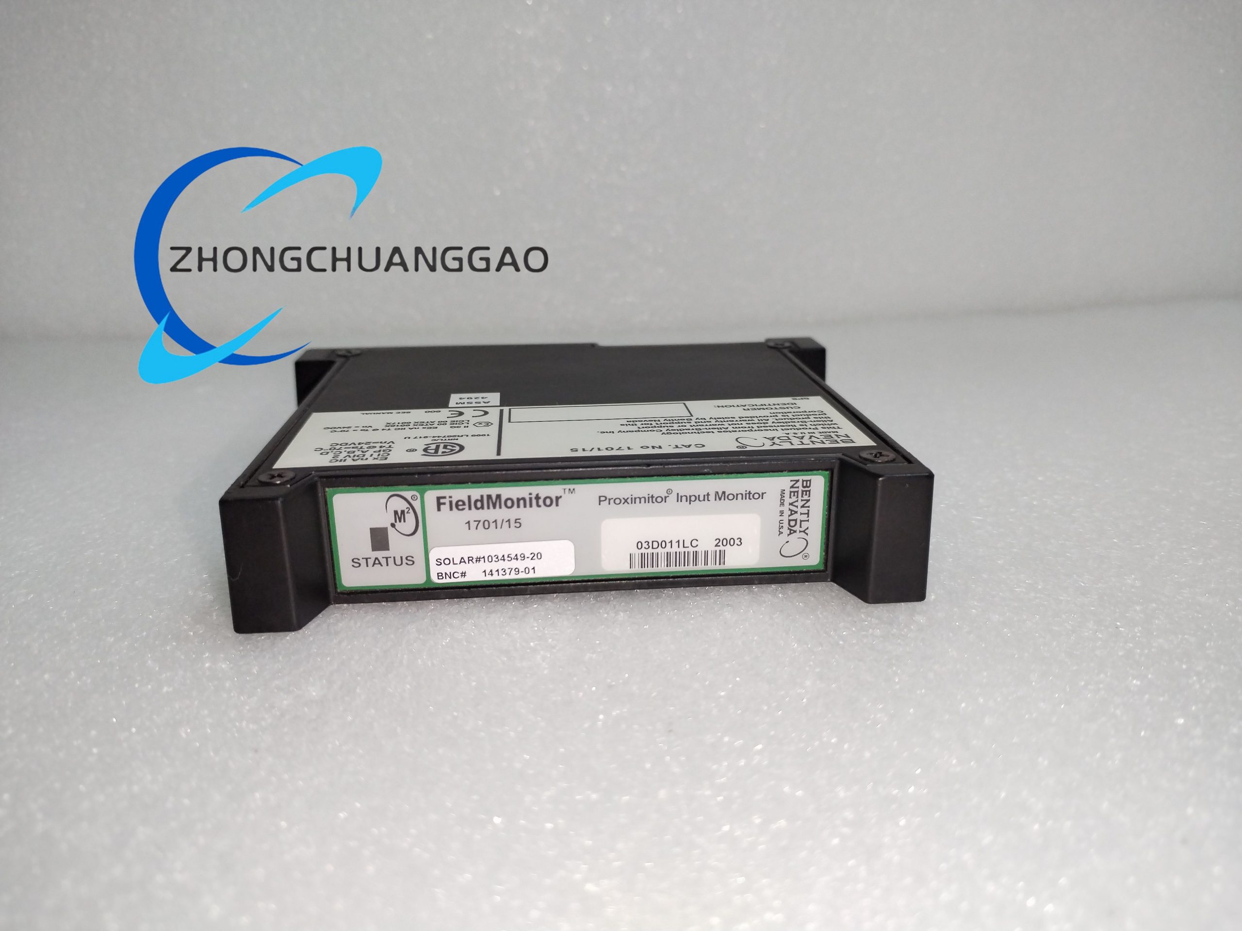 Bently Nevada 1701/15 Dynamic Pressure Monitor Module - Image 2