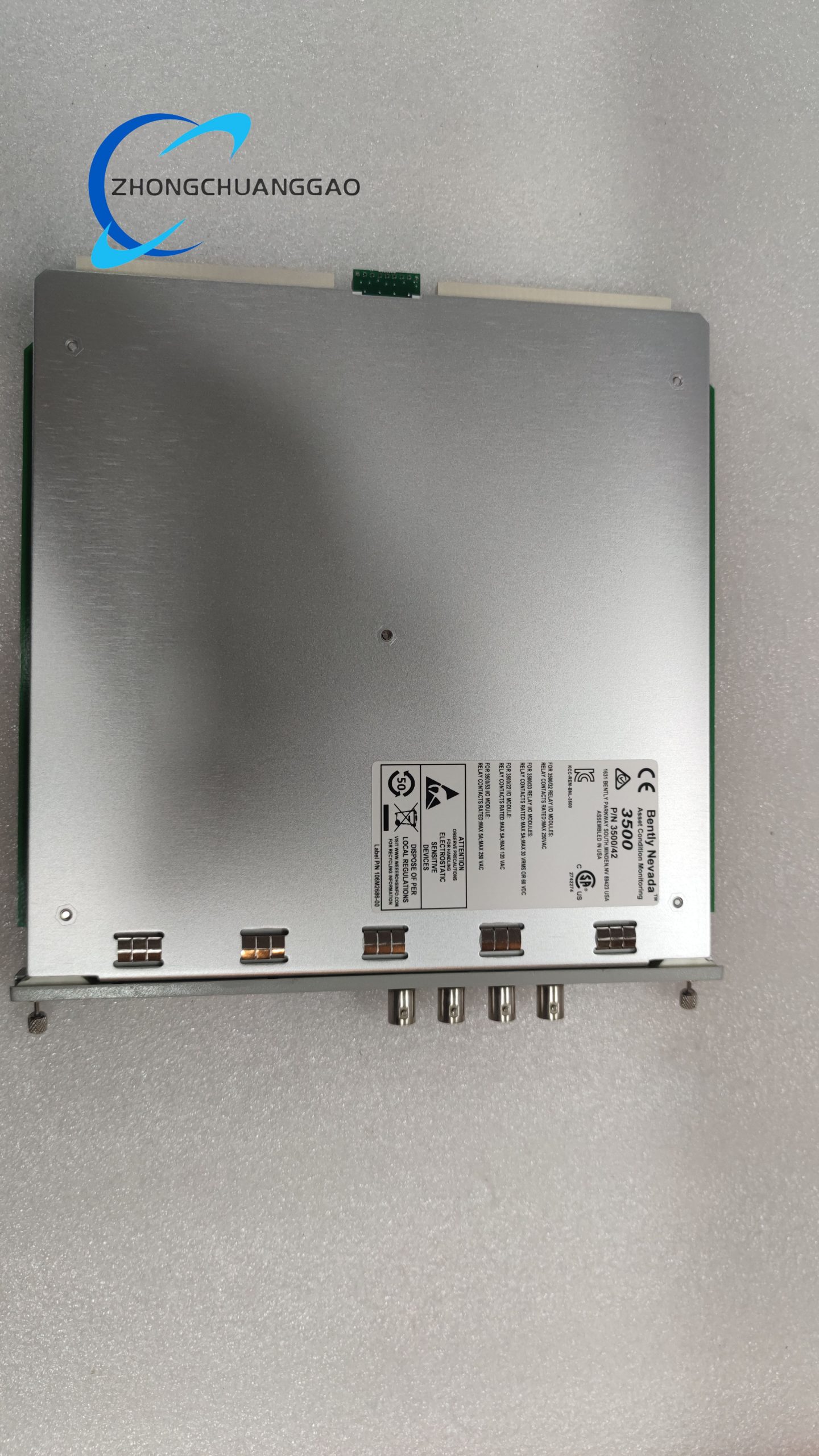 Bently 3500/42-01-00 Proximitor/Seismic Monitor - Image 2