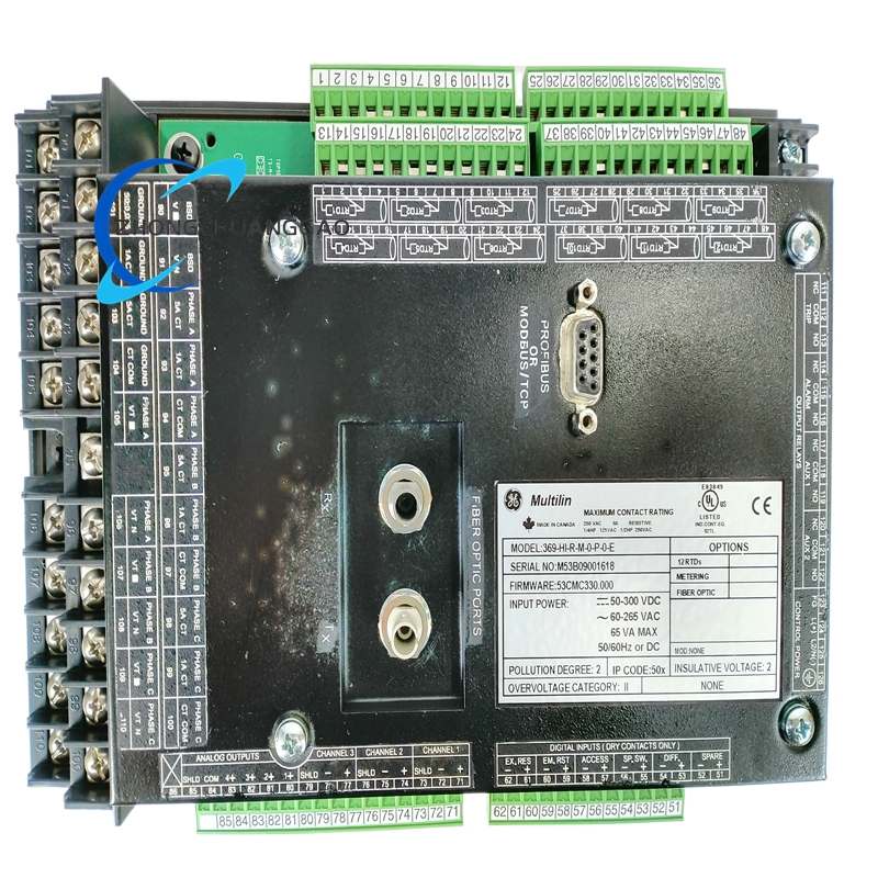 GE Multilin 369-HI-R-M-0-P-0-E Digital Motor Management Relay - Image 2