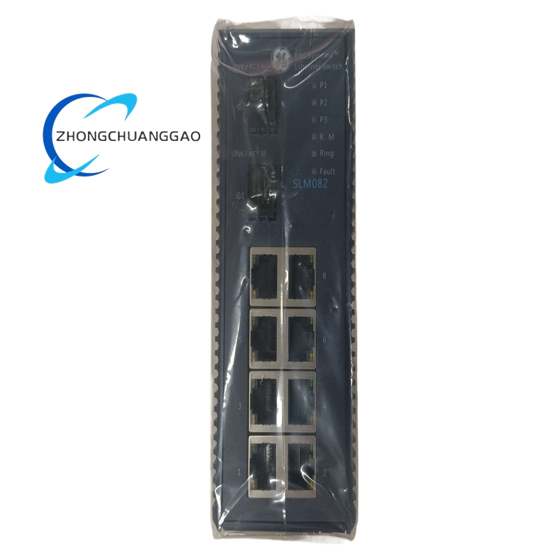 GE IC086SLM082 10-Port Industrial Managed Ethernet Switch - Image 2