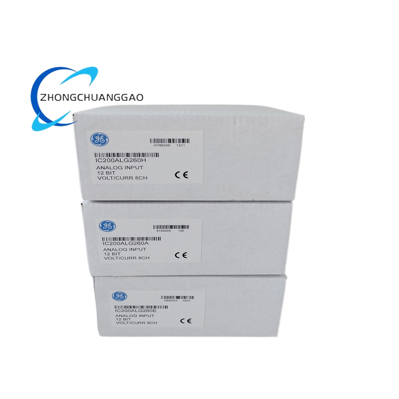 GE IC200ALG260 8-Channel 12-Bit Voltage/Current Analog Input Module