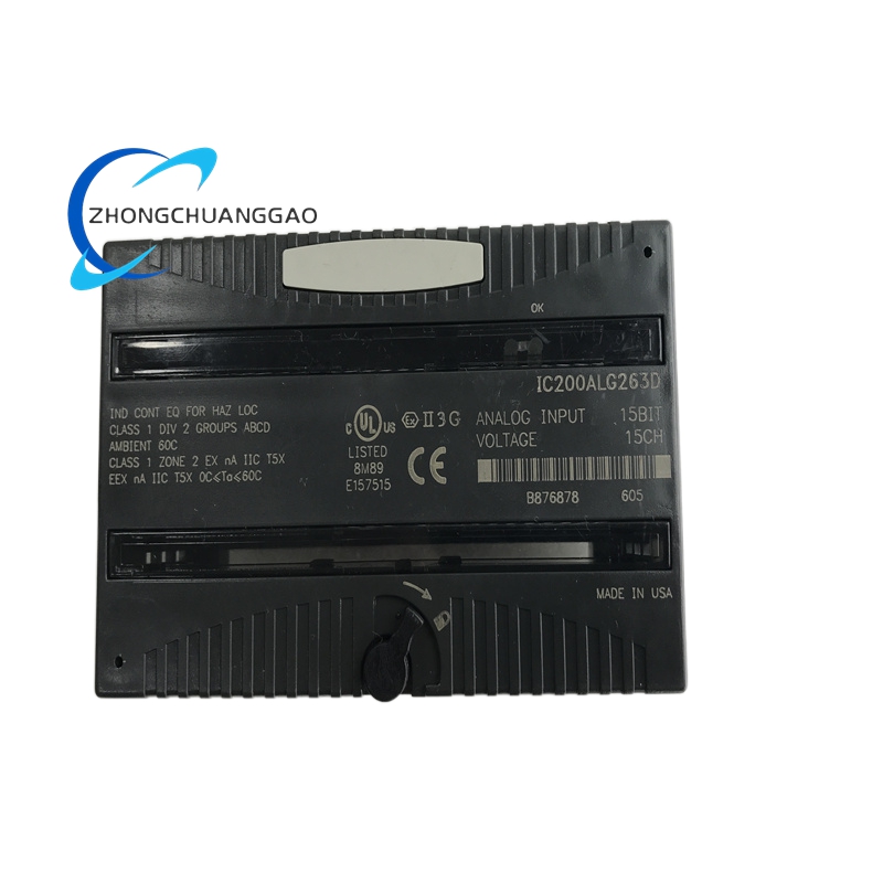 GE IC200ALG263D 15-Channel 15-Bit Voltage Analog Input Module