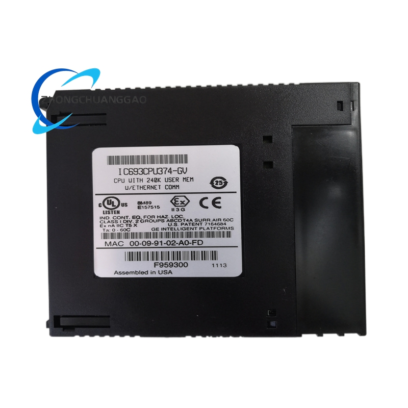 GE IC693CPU374 Programmable Logic Controller (PLC) Central Processing Unit Module