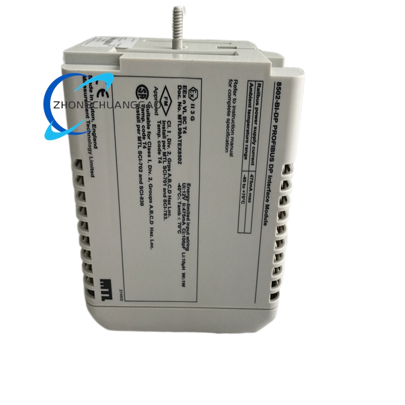 GE MTL 8502-BI-DP Profibus DP Bus Interface Module - Image 2