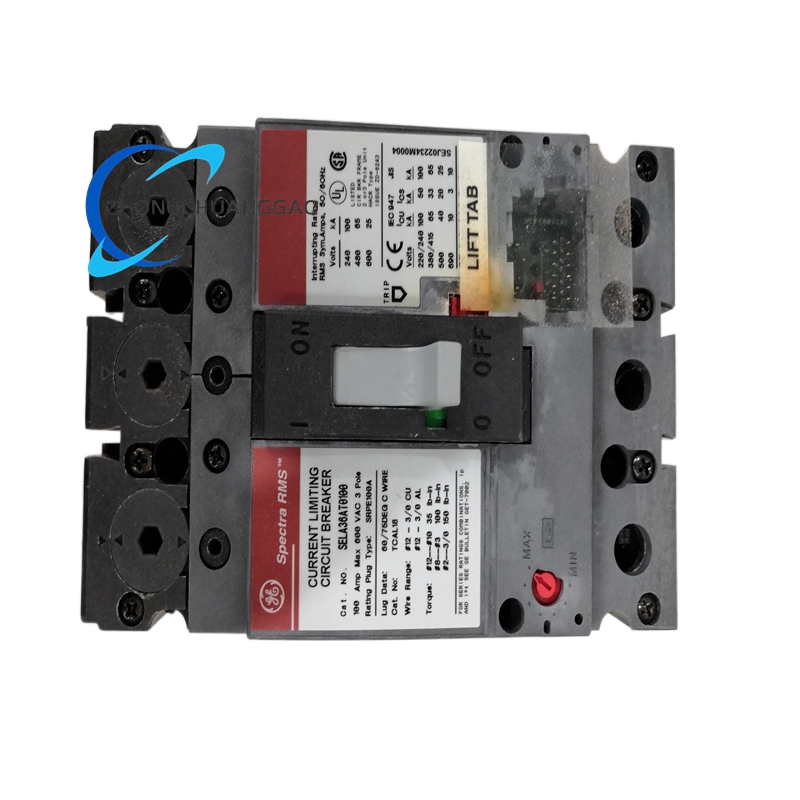 GE SELA36AT0100 Spectra RMS SE150 Frame 3-Pole Molded Case Circuit Breaker (MCCB)
