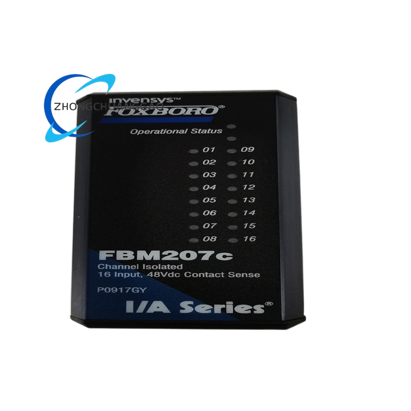 Foxboro FBM207C 16-Channel 48 V DC Contact Sense Input Module